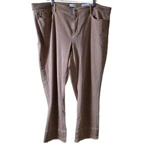 J. Jill Denim Authentic Fit Cropped Raw Hem Capri Pants - sz 16Tall